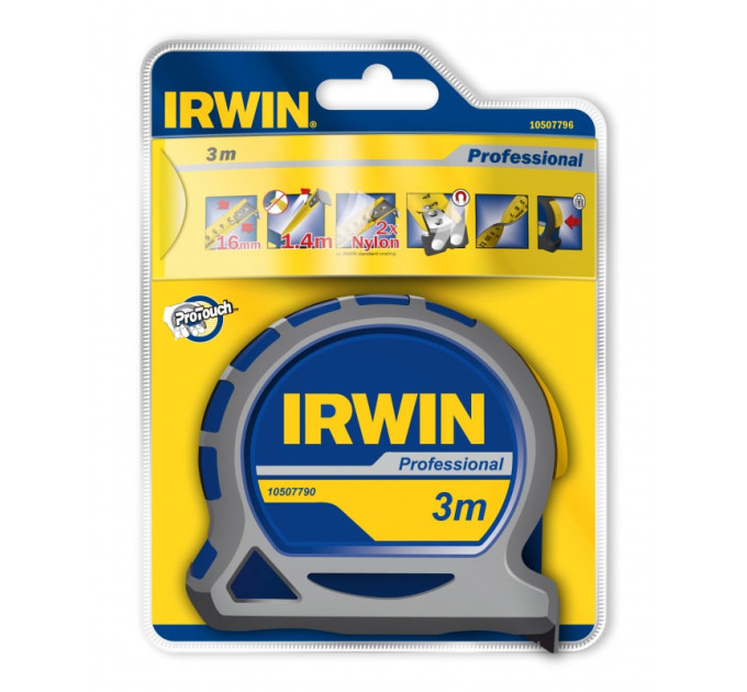 Рулетка профессиональная 3м, IRWIN
