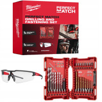 Набір біт Milwaukee SHOCKWAVE (39 предм.) + окуляри Perfect match deal Shockwave 2B Набір біт Milwaukee SHOCKWAVE (39 предм.) + окуляри Perfect match deal Shockwave 2B