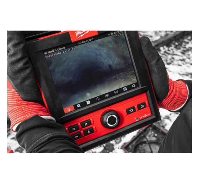 Акумуляторний монітор для каналізаційної інспекційної камери MILWAUKEE M18 SIM-0