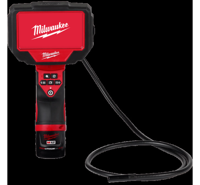 Камера аккумуляторная цифровая MILWAUKEE M12 360IC12-201C (1м)(ЗУ+1акк.Х2Ач+кейс)