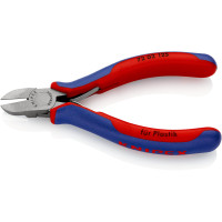 Кусачки боковые (бокорезы) для пластмассы, 125мм KNIPEX 72 02 125, фосфатированные