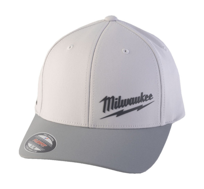 Бейсболка PERFORMANCE MILWAUKEE BCP GR, дышащая, серая, S/M