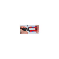 Болторез компактный, Ø6,0мм CoBolt KNIPEX 71 02 200 T BK, с страховкой, фосфатированный