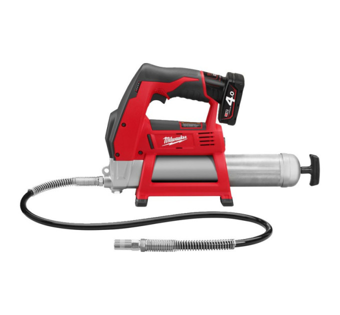 Шприц для смазки MILWAUKEE M12 GG-401B (ЗУ+1акк.Х4Ач+сумка)