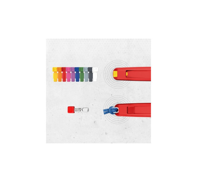 Кліпси для стропи безпеки Tethered Tool KNIPEX 00 62 10 TR, 10шт