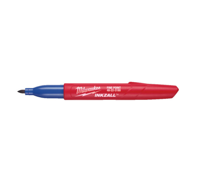 Маркер для стройплощадки INKZALL MILWAUKEE, тонкий синий