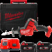 Пила сабельная аккумуляторная бесщёточная MILWAUKEE, M18 FHZ-0X (ЗУ, 2х5Ач, HDкейс)
