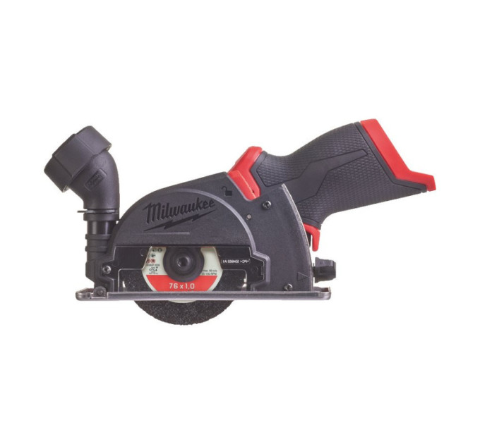 Пила дисковая универсальная аккумуляторная бесщёточная MILWAUKEE M12 FCOT-0, Ø76 (каркас)