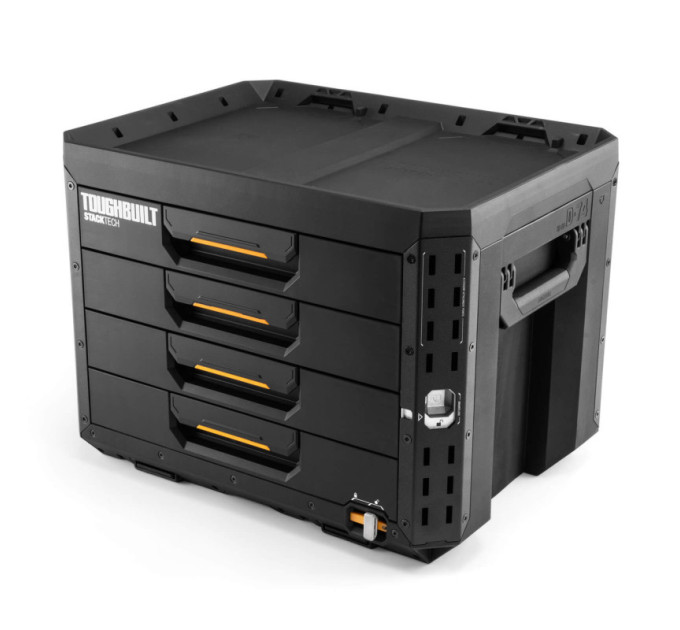 Ящик для инструментов TOUGHBUILT TB-B1-D-74 StackTech большой с 4 выдвижными ящиками