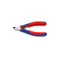 Кусачки боковые (бокорезы) для электроники, 27°, Ø1,3мм, 115мм KNIPEX 64 52 115, полированные