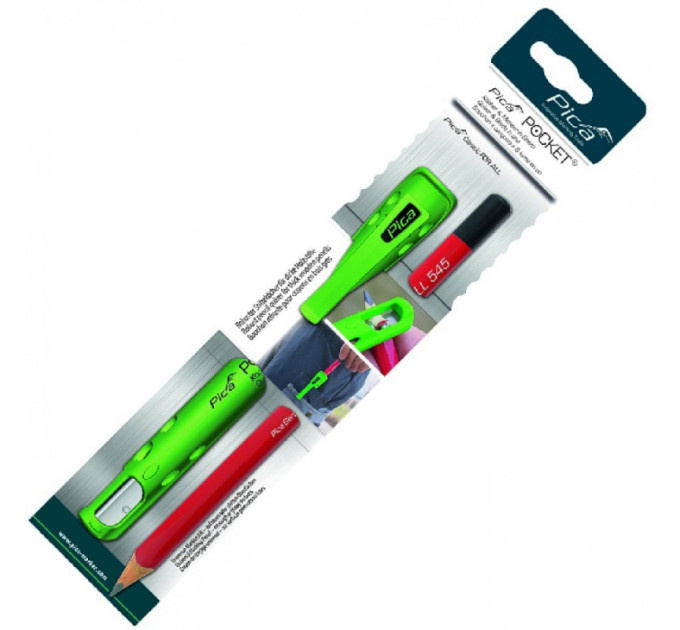 Кофр с точилкой PICA Pocet 505/04, для карандашей деревянных + 1 карандаш PICA 545, 23см