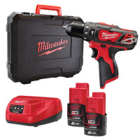 Дриль-шуруповерт акумуляторний MILWAUKEE M12 BDD-202C (30 Нм) (заміна на 4933499686)