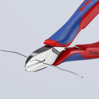 Кусачки боковые (бокорезы) для электроники, Ø2,0мм, 130мм KNIPEX 77 02 130 SB, хромированные
