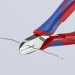Кусачки боковые (бокорезы) для электроники, Ø2,0мм, 130мм KNIPEX 77 02 130 SB, хромированные