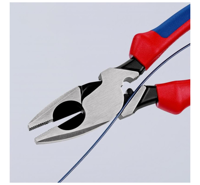 Плоскогубцы комбинированные Ø4,6мм, 240мм KNIPEX 09 01 240, фосфатированные