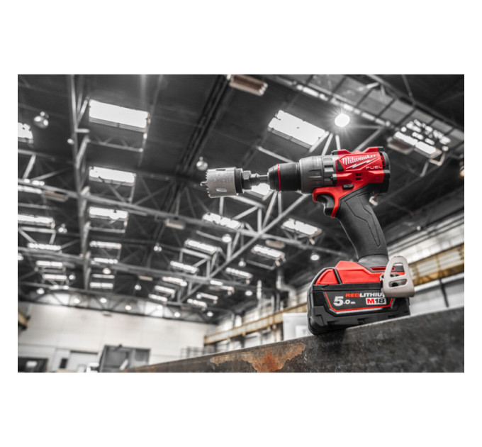 Дрель-шуруповёрт аккумуляторная бесщёточная MILWAUKEE M18 FDD3-0X (158 м) (каркас+HDкейс)