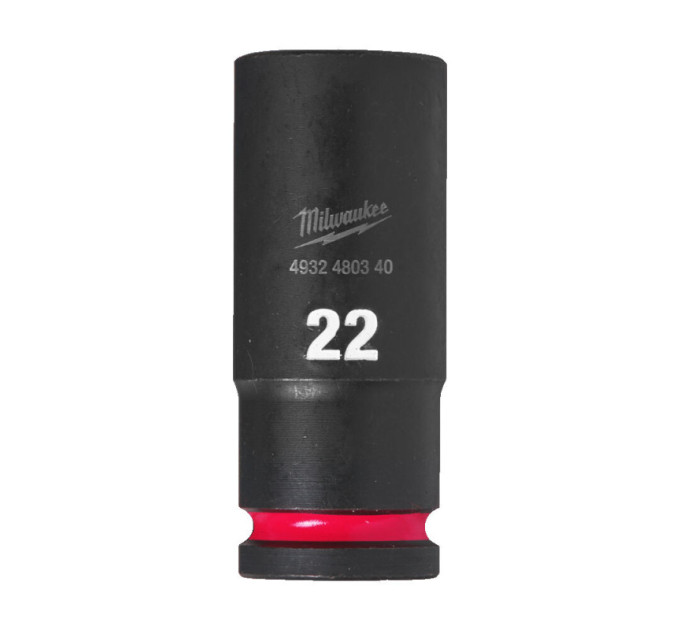 Головка ударная ShW 1/2'' SKT MILWAUKEE, удлиненная, 22мм