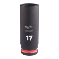 Головка ударная ShW 3/8'' SKT MILWAUKEE, удлиненная, 17мм
