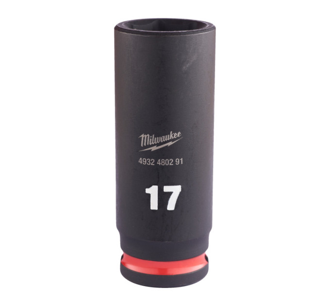 Головка ударная ShW 3/8'' SKT MILWAUKEE, удлиненная, 17мм