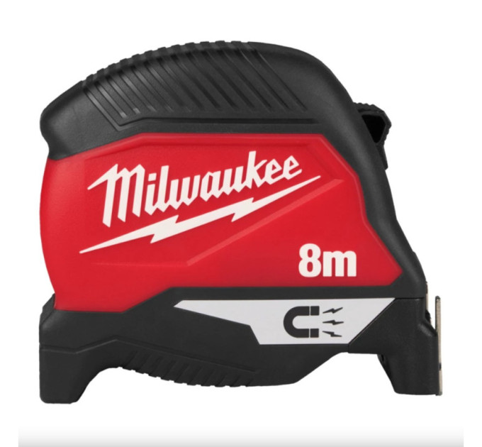 Рулетка магнітна MAGNETIC MILWAUKEE (Gen4), 8м (30мм)