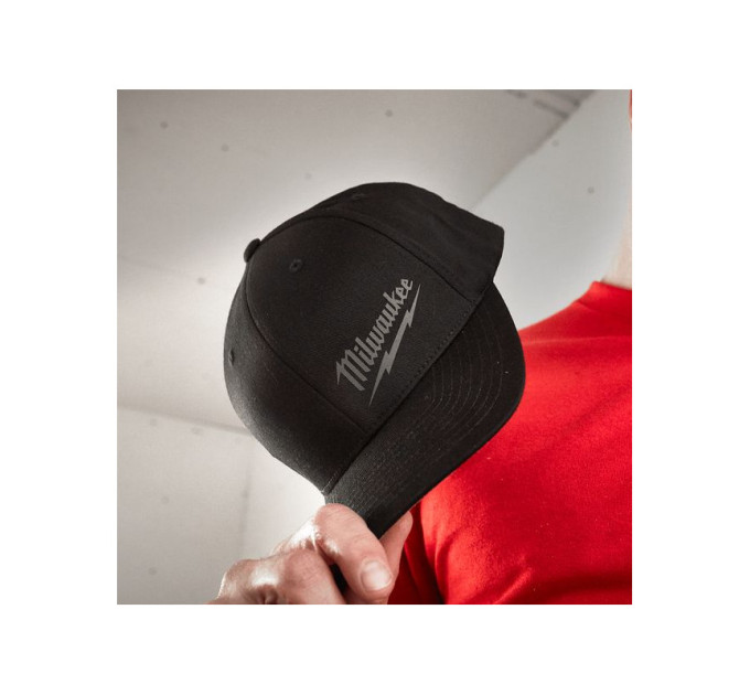 Бейсболка MILWAUKEE, чорна, розмір L/XL