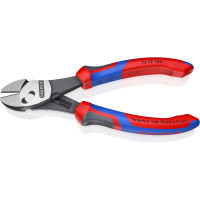 Кусачки боковые (бокорезы) особой мощности TwinForce, Ø4,0мм, 180мм KNIPEX 73 71 180 BK, фосфат