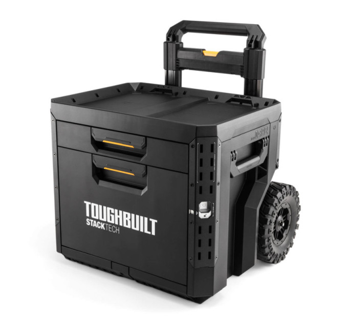 Ящик для инструментов TOUGHBUILT TB-B1-D-R92 StackTech на колесах 1+1 выдвижными ящиками