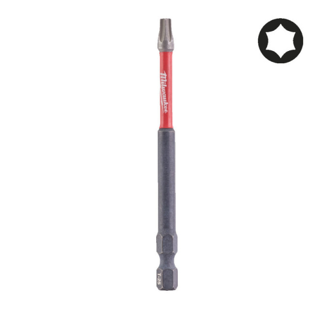 Біта SHOCKWAVE MILWAUKEE, TX25, 90мм
