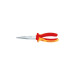 Круглогубцы плоские с режущей кромкой Ø3,2мм, 200мм VDE KNIPEX 26 16 200. хромированные