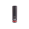 Головка ударная ShW 3/8'' SKT MILWAUKEE, удлиненная, 12мм