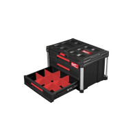 Ящик для инструмента с 3-мя выдвижными отсеками PACKOUT MILWAUKEE DRAWER BOX (560x410х363мм)