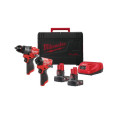 Набор из 2х инструментов аккумуляторных бесщеточных MILWAUKEE M12 FPP2A2-602X