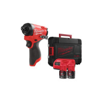 Шуруповерт ударний акумуляторний безщітковий MILWAUKEE (170 Нм) M12 FID2-202Х (ЗУ+2акк.Х2Ач+HDкейс)