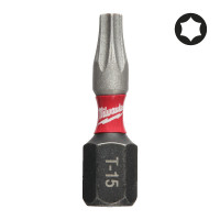Біта SHOCKWAVE MILWAUKEE, TX15, 25мм, (2шт)