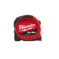 Рулетка SLIMLINE MILWAUKEE, 8м/26фт (25мм)