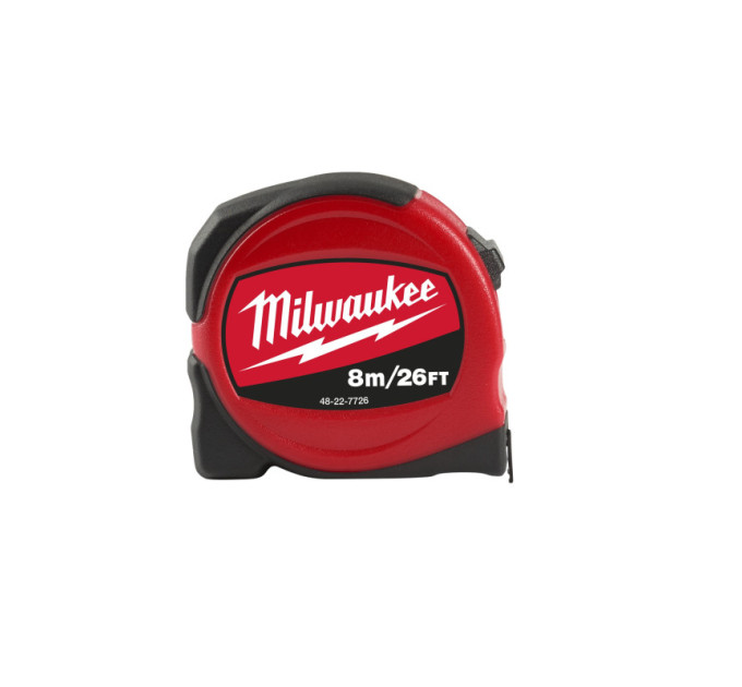 Рулетка SLIMLINE MILWAUKEE, 8м/26фт (25мм)