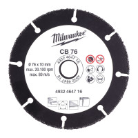 Диск абразивный сегментированный CB76 MILWAUKEE, Ø76мм