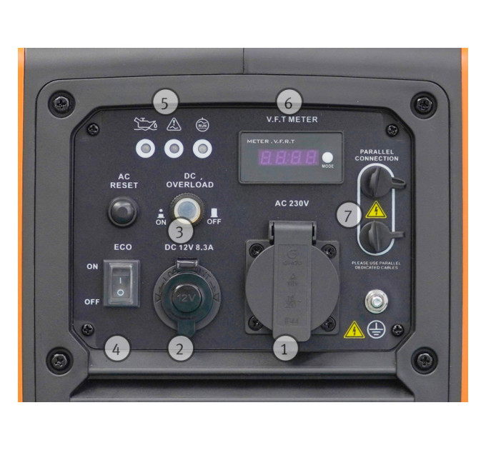 Генератор бензиновий инверторный кВт 2,0 UNICRAFT PG-I 21 SR-S 2024