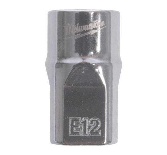 Головка торцевая хромированная TORX Е-стандарт ⅜″ MILWAUKEE, E12