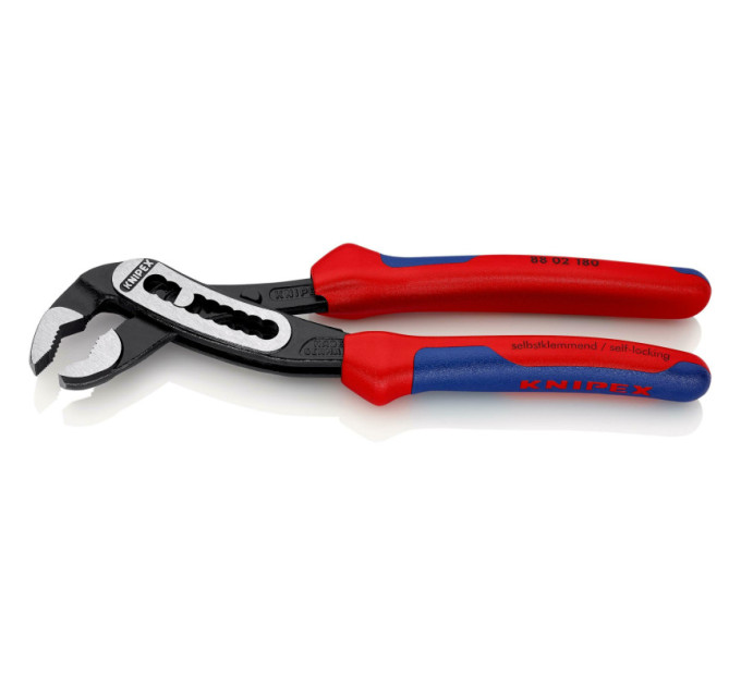 Клещи сантехнические переставные силовые, Ø42мм Aligator KNIPEX 88 02 180 SB, фосфатированные
