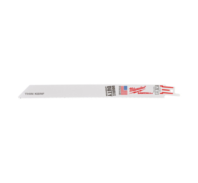 Полотно для шабельних пилок THIN KERF MILWAUKEE, 230х1,8мм, (50шт), (метал)