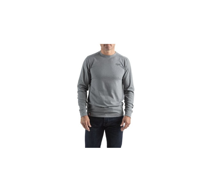 Футболка MILWAUKEE, HTLS легка з довгим рукавом, сіра, (розмір XXL)