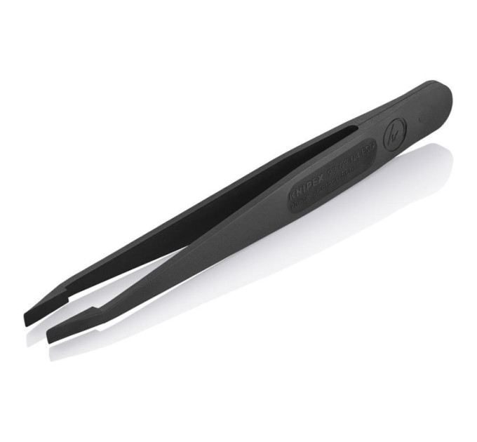 Пінцет пластмасовий антистатичний KNIPEX, 92 09 04 ESD, прямий