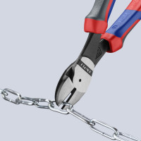 Кусачки боковые (бокорезы) особой мощности, Ø4,2мм, 200мм KNIPEX 74 02 200 SB, фосфатированные