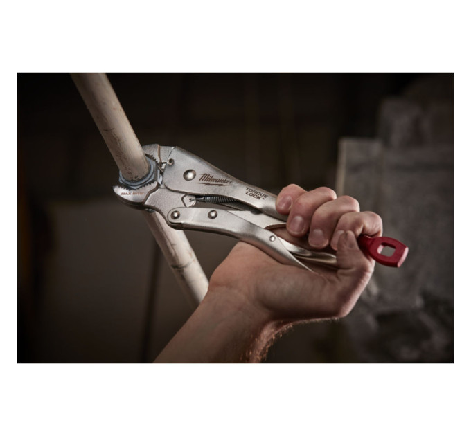 Зажим-струбцина Torque Lock Maxbite MILWAUKEE, Ø50мм, (закругленые губки), 250мм