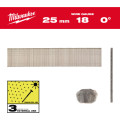 Гвозди из нержавейки с Т-образной головкой MILWAUKEE, 18G/0°/25мм, (5000шт)