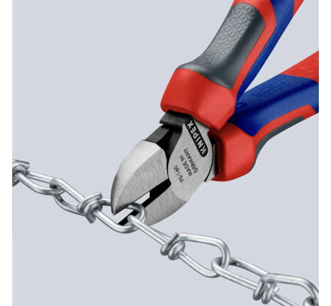 Кусачки боковые (бокорезы), Ø4,0мм, 160мм KNIPEX 70 05 160 SB, хромированные