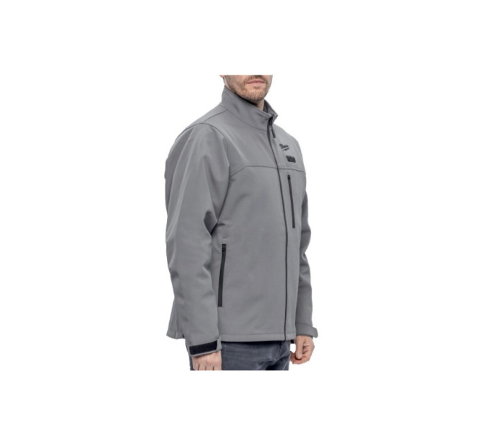 Куртка с електроподогревом MILWAUKEE, M12 HJGR6-0(XXL), серая, (XXL)