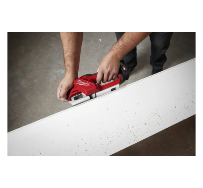 Рубанок аккумуляторный бесщёточный MILWAUKEE M12 BLP-402X (ЗУ+2акк.Х4Ач+HDкейс)
