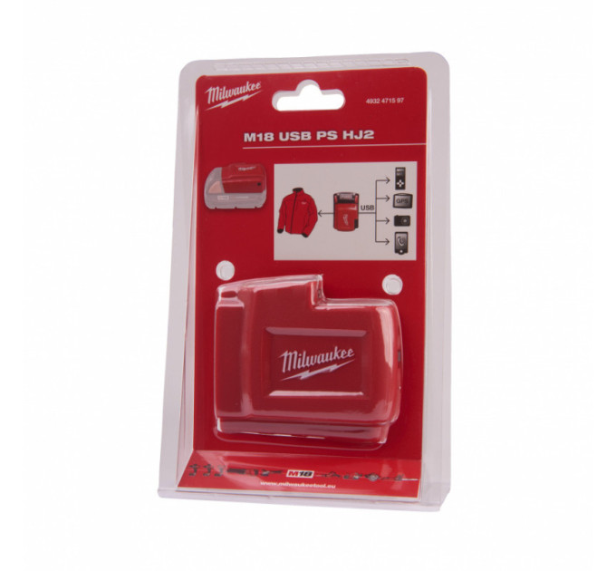 Устройство зарядное-адаптер MILWAUKEE M18 USB PS HJ2